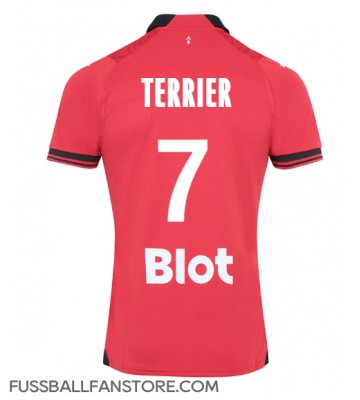 Stade Rennais Martin Terrier #7 Replik Heimtrikot 2023-24 Kurzarm